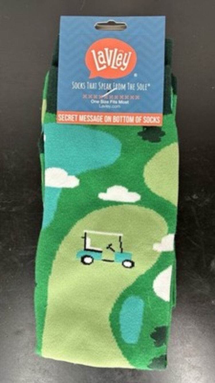 NEW in package Lavley “I’d Rather Be Golfing” OSFM Socks